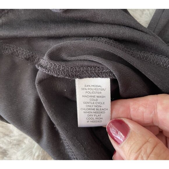 Loft Blue Spaghetti Halter Top with Ruffle Accents Women's Size M - Picture 6 of 8